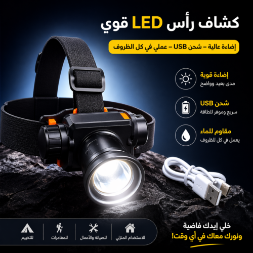 22 أبريل 2026، 12_05_06 م كشاف الرأس الاحترافي القابل للشحن